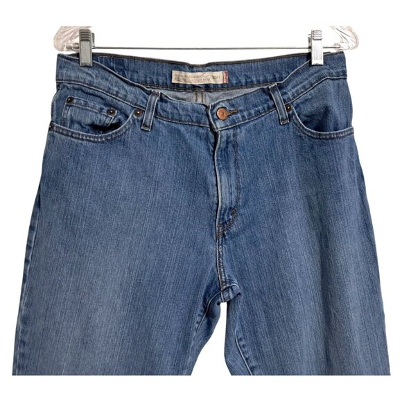 Levis 550 Womens Classic Relaxed Bootcut Jeans Size 12 M Blue Denim - Picture 6 of 9
